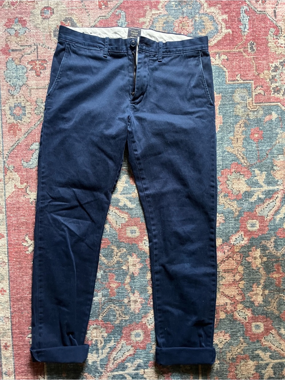 J. Crew Dark Navy Chinos